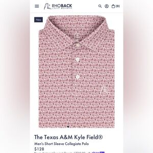 Rhoback Texas A&M Kyle Field polo